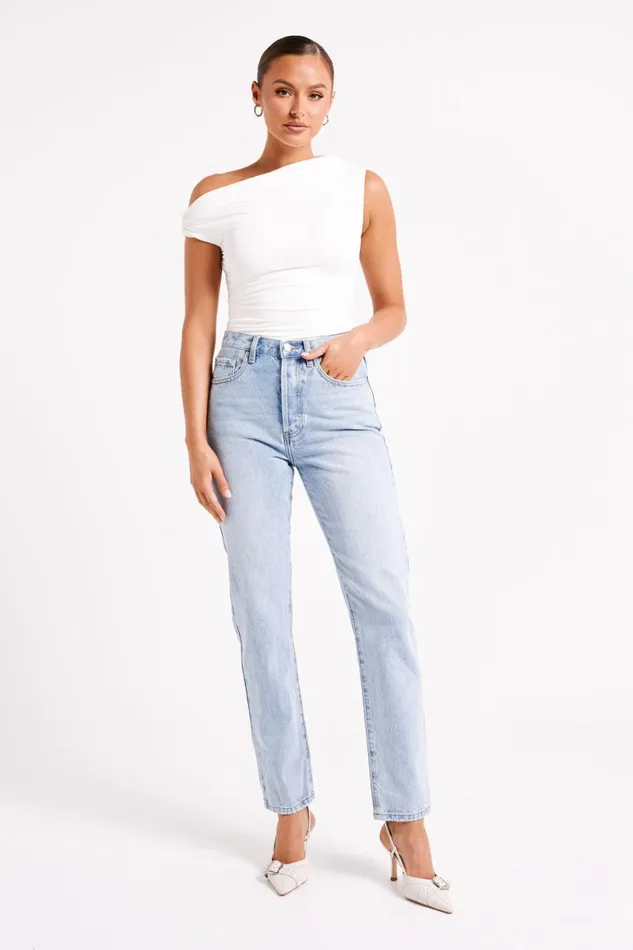 Meshki Denim Women Mattea Denim Jeans 8211 Mid Blue Midblue