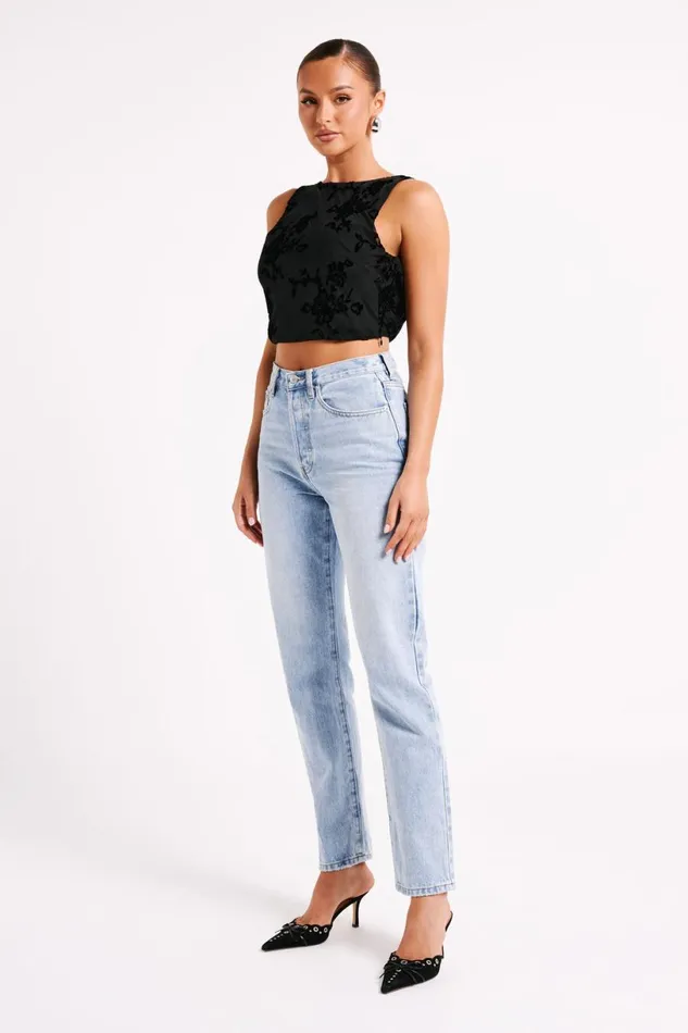 Meshki Denim Women Mattea Denim Jeans 8211 Mid Blue Midblue