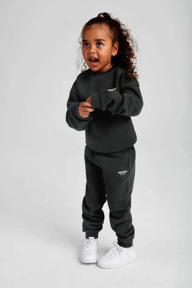 Meshki Joggers Women Frankie Kids Unisex Jogger 8211 Dusk Black Duskblack
