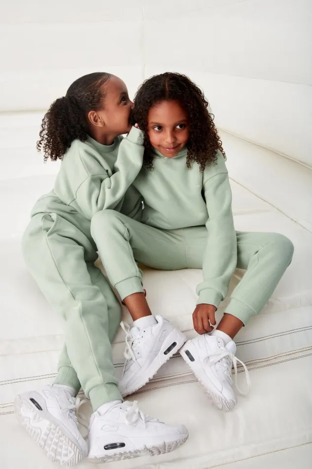 Meshki Joggers Women Frankie Kids Unisex Jogger 8211 Light Sage Lightsage