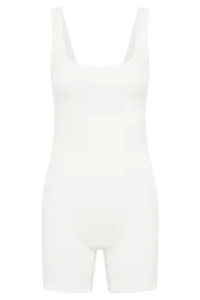 Meshki Jumpsuits and Rompers Women Cecily Recycled Nylon Playsuit 8211 White White