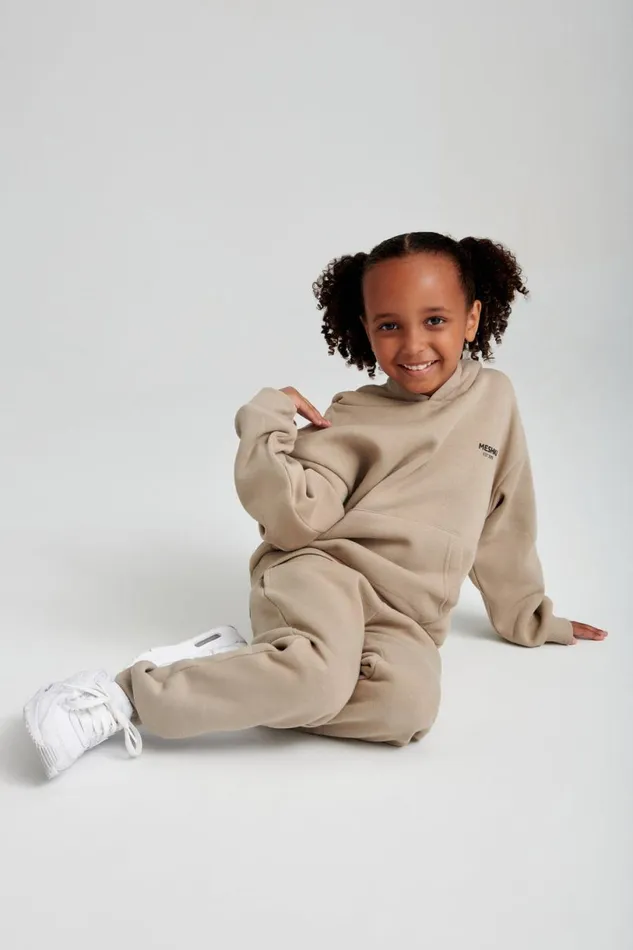 Meshki Kids Women Bernie Kids Unisex Hoodie 8211 Cement Cement