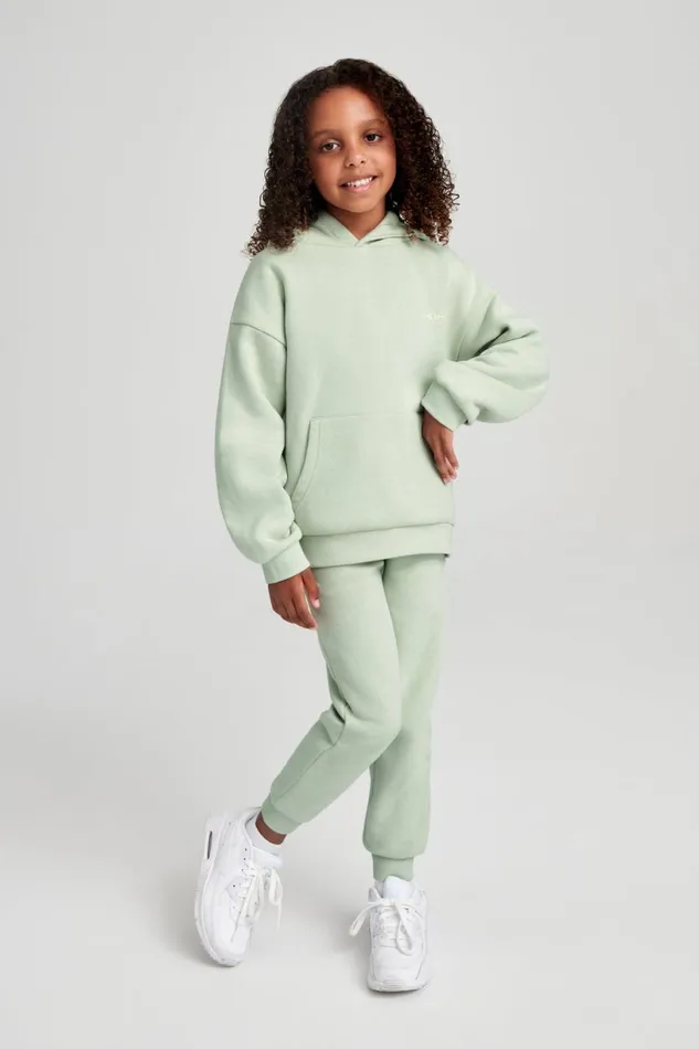 Meshki Kids Women Bernie Kids Unisex Hoodie 8211 Light Sage Lightsage