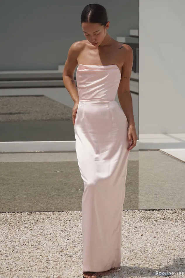 Meshki Maxi Dresses Women Alanis Strapless Maxi Dress 8211 Crystal Rose Crystalrose Meshki Maxi Dresses Women Alanis Strapless Maxi Dress 8211 Crystal Rose Crystalrose