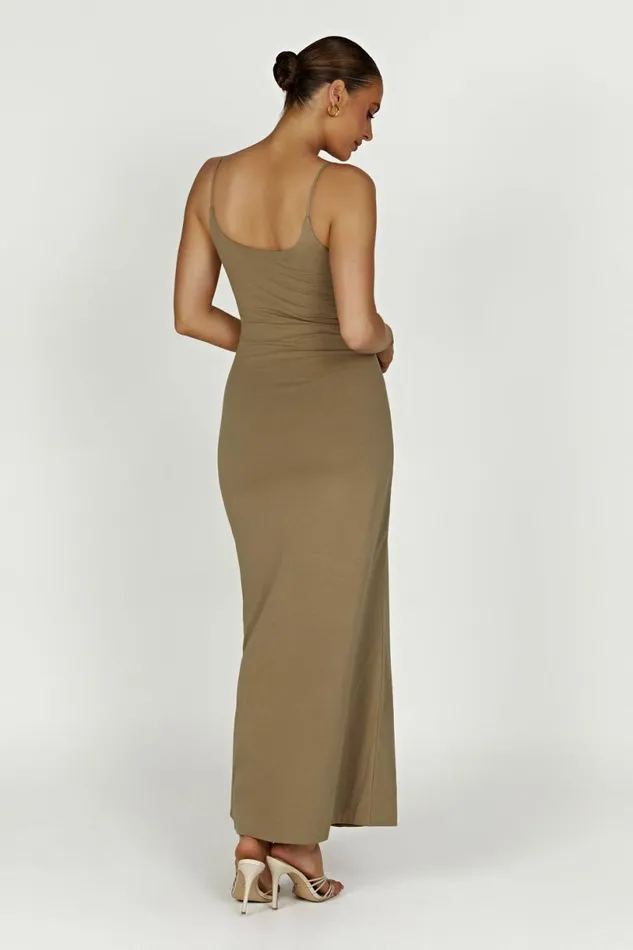 Meshki Maxi Dresses Women Aylani Cami Maxi Dress 8211 Olive Olive
