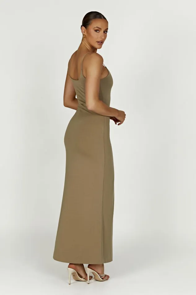 Meshki Maxi Dresses Women Aylani Cami Maxi Dress 8211 Olive Olive
