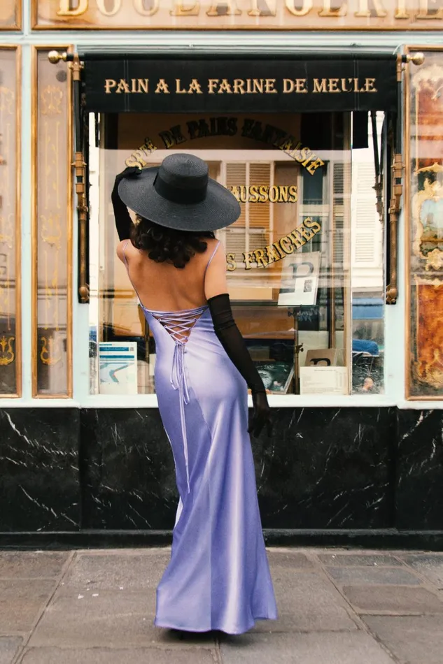 Meshki Maxi Dresses Women Cora Tie Back Maxi Slip Dress 8211 Lavender Lavender