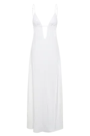 Meshki Maxi Dresses Women Effie Linen Maxi Dress 8211 White White