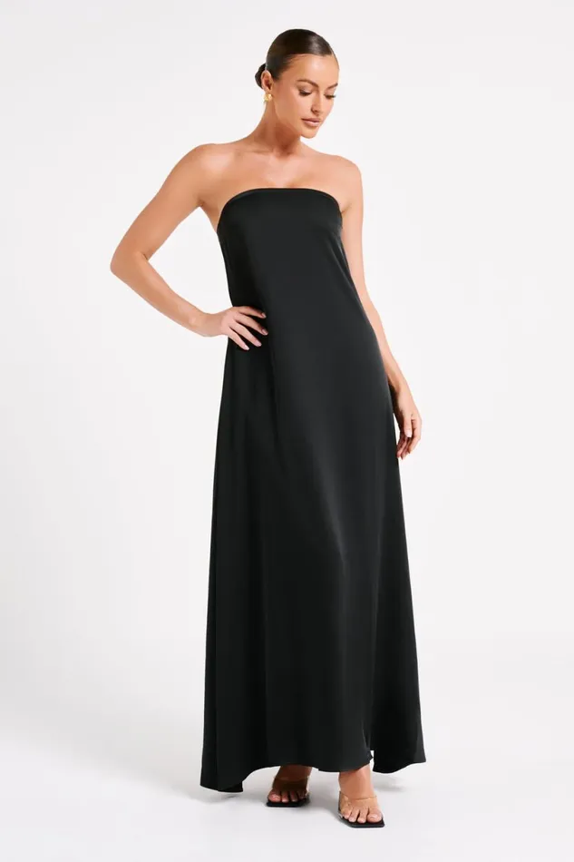 Meshki Maxi Dresses Women Luisa Strapless Maxi Dress 8211 Black Black