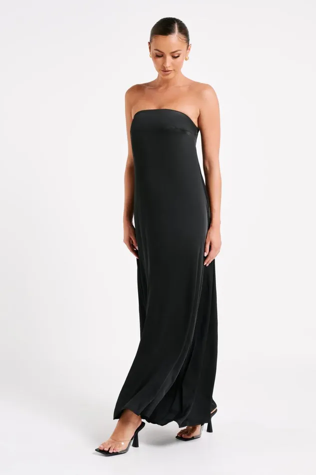 Meshki Maxi Dresses Women Luisa Strapless Maxi Dress 8211 Black Black