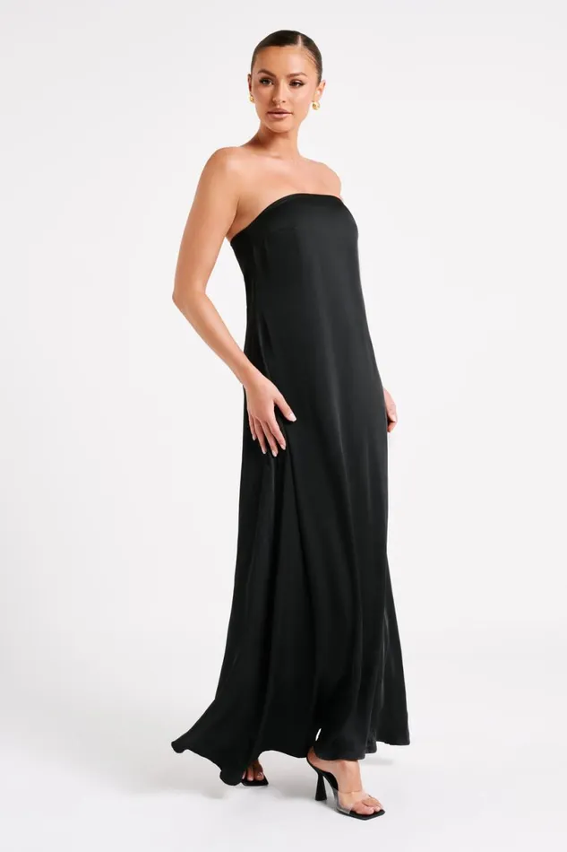 Meshki Maxi Dresses Women Luisa Strapless Maxi Dress 8211 Black Black