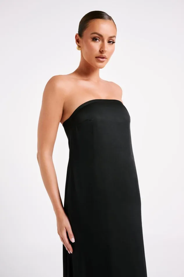 Meshki Maxi Dresses Women Luisa Strapless Maxi Dress 8211 Black Black