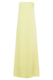 Meshki Maxi Dresses Women Luisa Strapless Maxi Dress 8211 Lemon Lemon