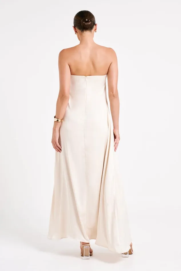 Meshki Maxi Dresses Women Luisa Strapless Maxi Dress 8211 Sand Sand