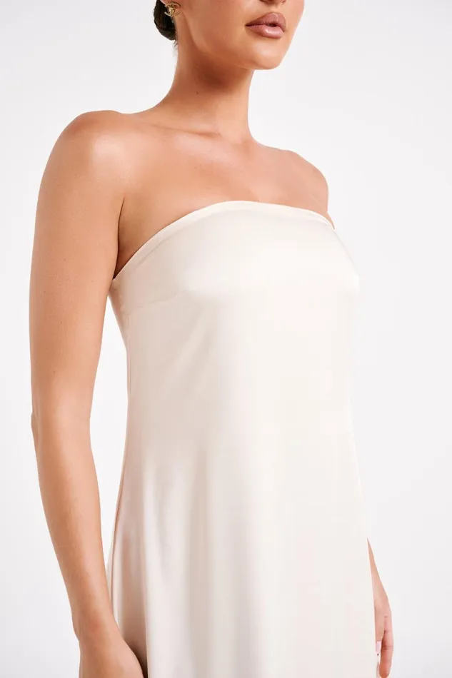 Meshki Maxi Dresses Women Luisa Strapless Maxi Dress 8211 Sand Sand