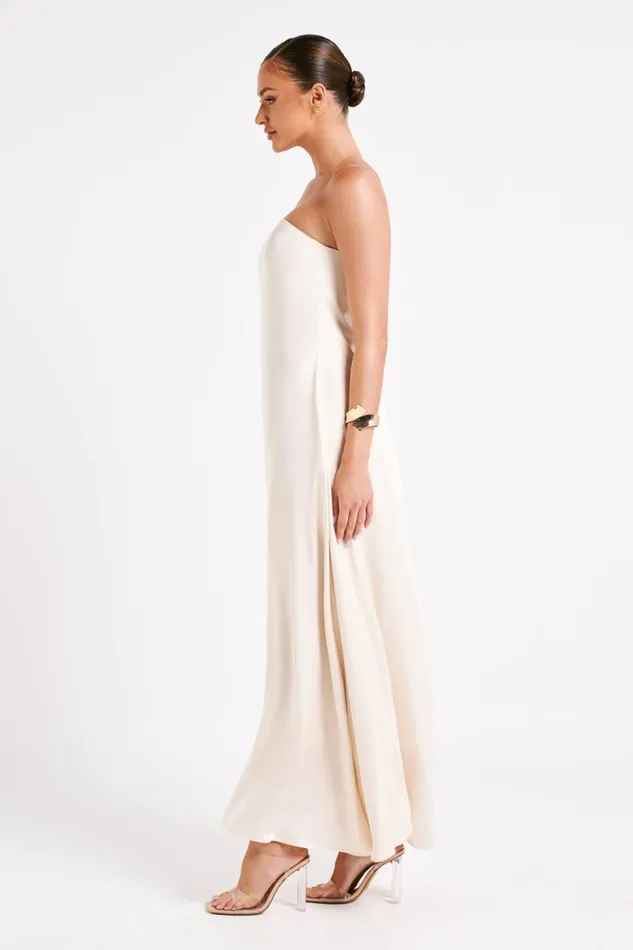 Meshki Maxi Dresses Women Luisa Strapless Maxi Dress 8211 Sand Sand