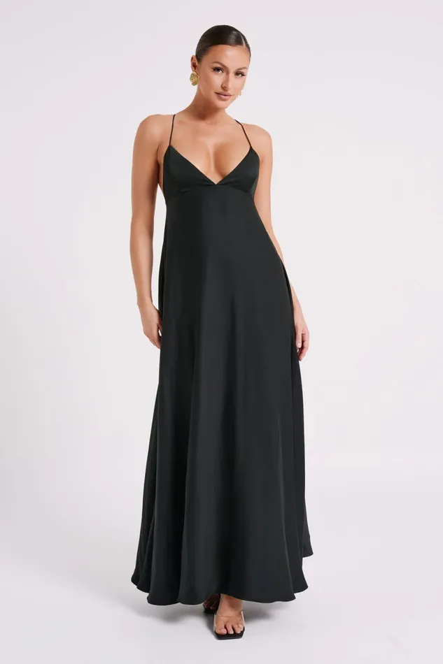 Meshki Maxi Dresses Women Melisandre Baby Doll Maxi Dress 8211 Black Black