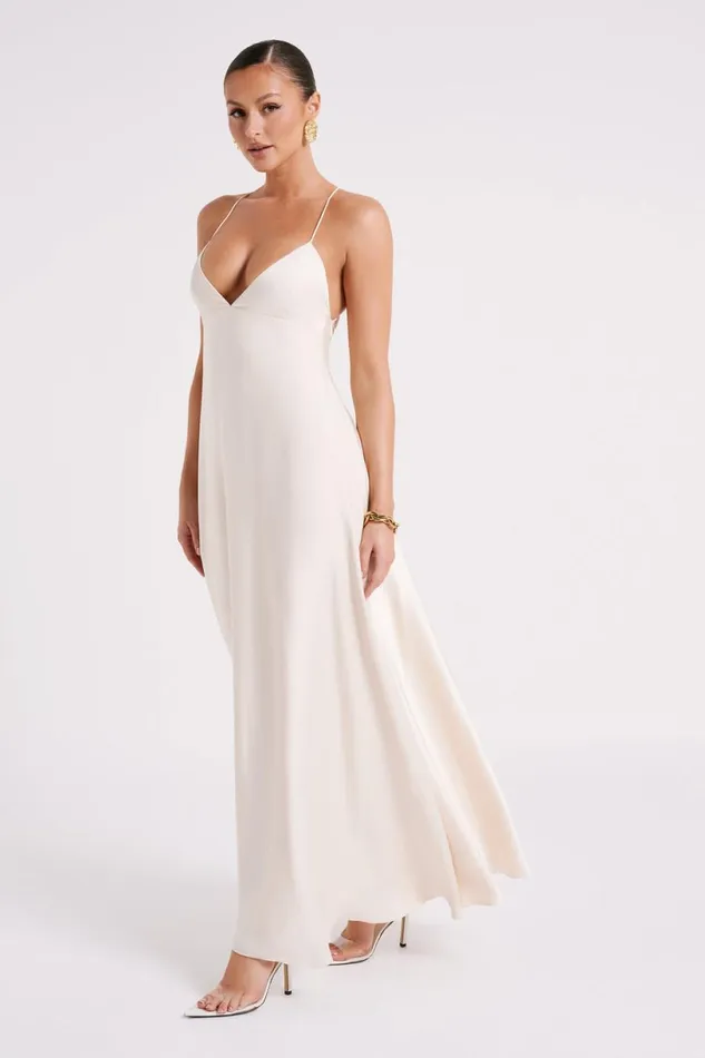 Meshki Maxi Dresses Women Melisandre Baby Doll Maxi Dress 8211 Sand Sand