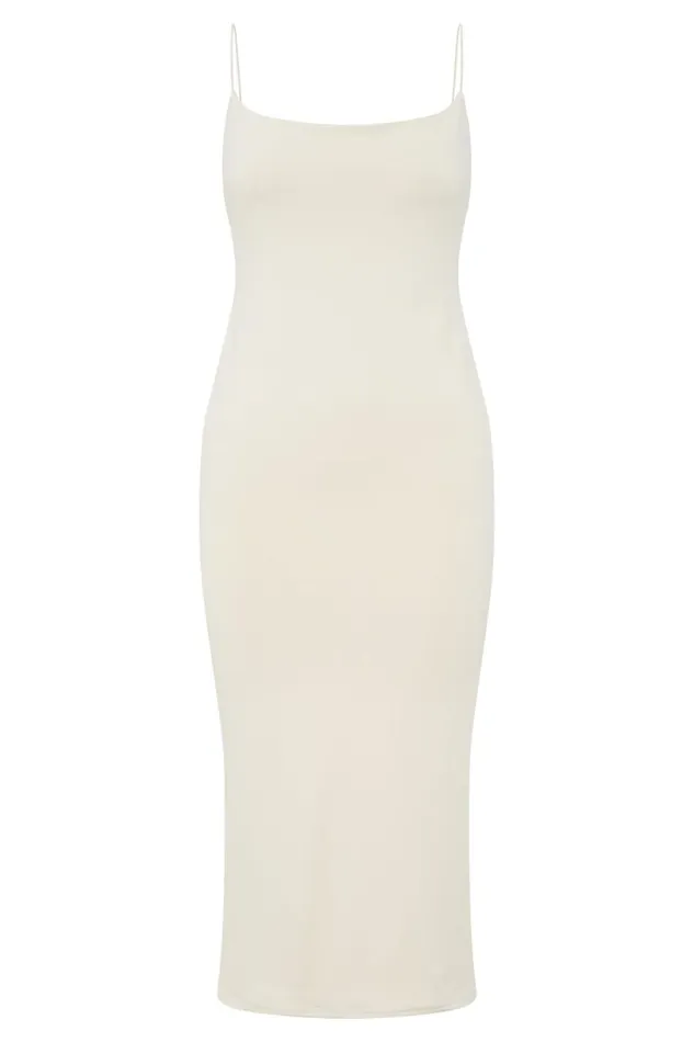 Meshki Maxi Dresses Women Sabine Backless Maxi Dress 8211 Cream Cream