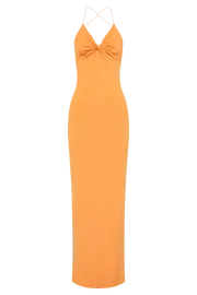 Meshki Maxi Dresses Women Sinead Twist Maxi Dress 8211 Orange Orange