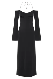 Meshki Maxi Dresses Women Tia Slinky Off Shoulder Maxi Dress 8211 Black Black