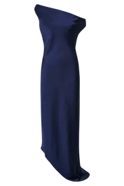 Meshki Maxi Dresses Women Yvette Slip Maxi Dress With Asymmetrical Hem 8211 Navy Navy