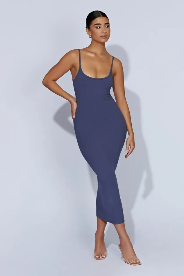 Meshki Midi Dresses Women Alexis Ribbed Cami Midi Dress 8211 Midnight Navy Midnightnavy Meshki Midi Dresses Women Alexis Ribbed Cami Midi Dress 8211 Midnight Navy Midnightnavy