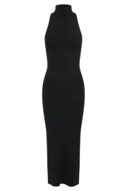 Meshki Midi Dresses Women Connie Turtleneck Knit Midi Dress 8211 Black Black