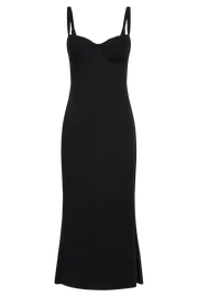 Meshki Midi Dresses Women Constance Cupped Midi Dress 8211 Black Black