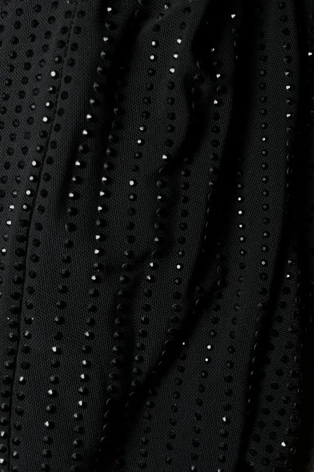 Meshki Midi Dresses Women Emeraude Diamante Ruched Midi Dress 8211 Black Black