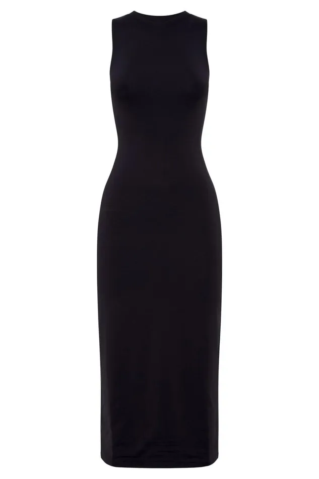 Meshki Midi Dresses Women Jill Sleeveless Tank Midi Dress 8211 Black Black
