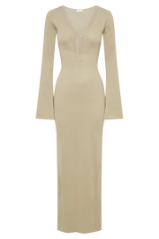Meshki Midi Dresses Women Kamila Long Sleeve Midi Dress 8211 Gold Gold