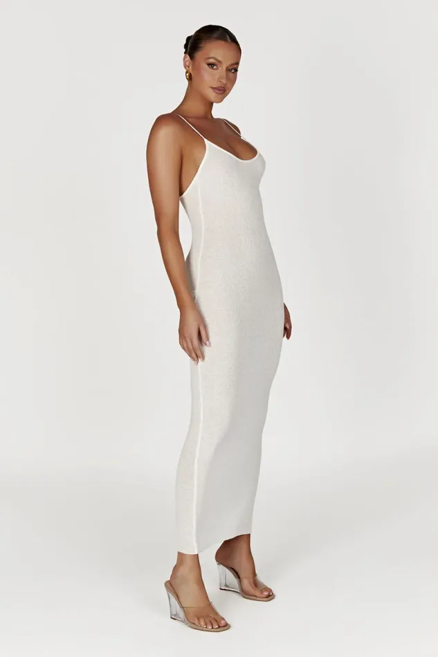 Meshki Midi Dresses Women Magnolia Knit Midi Dress 8211 Ivory Ivory
