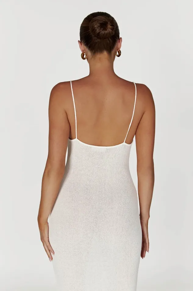 Meshki Midi Dresses Women Magnolia Knit Midi Dress 8211 Ivory Ivory