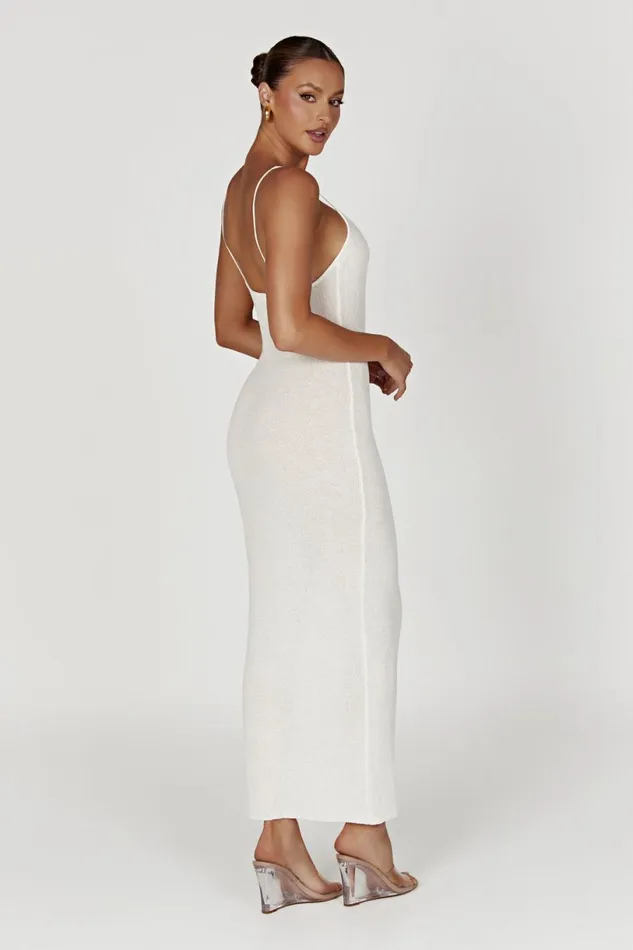Meshki Midi Dresses Women Magnolia Knit Midi Dress 8211 Ivory Ivory