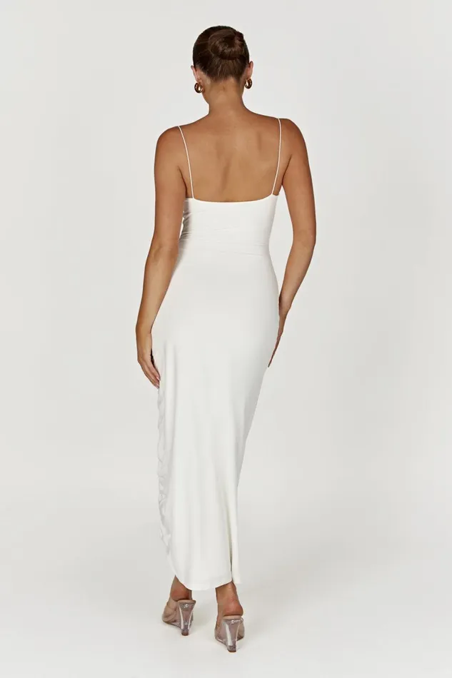 Meshki Midi Dresses Women Nevaeh Rose Midi Dress 8211 White White