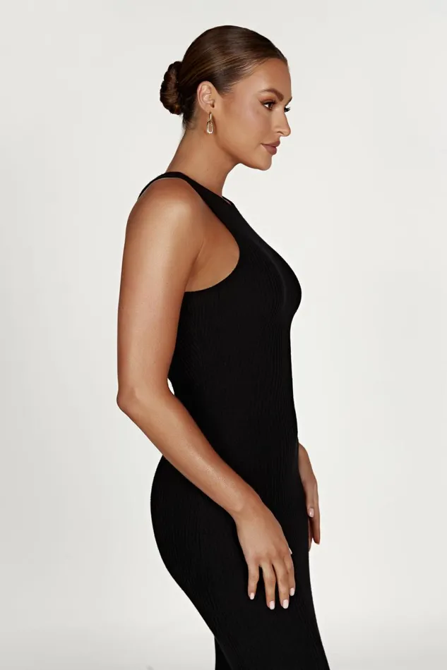 Meshki Midi Dresses Women Sienna Knit Midi Dress 8211 Black Black