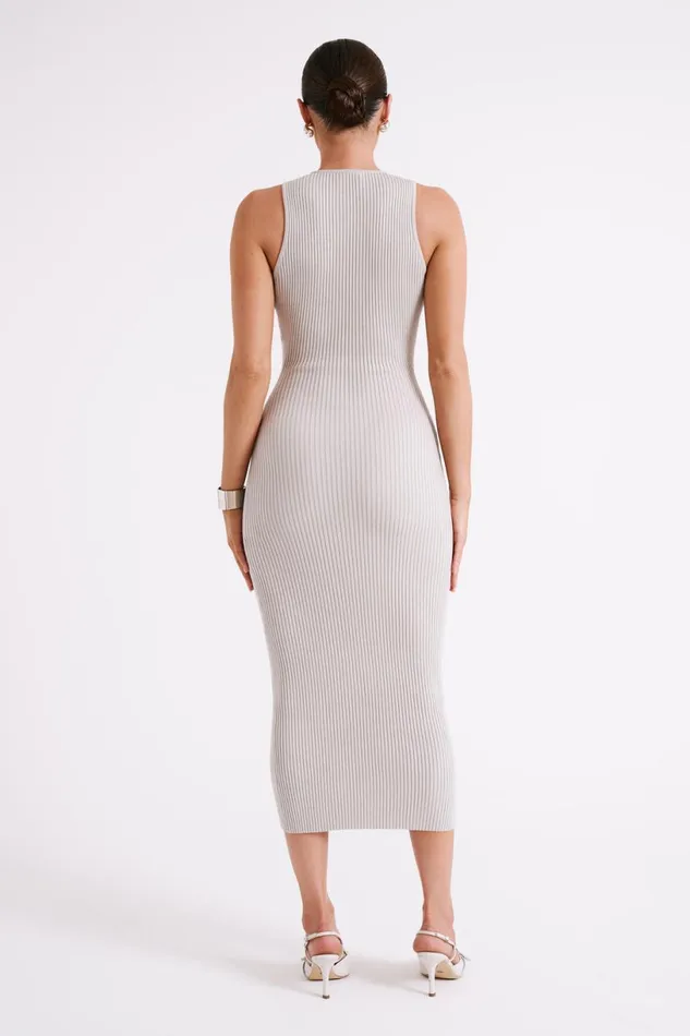 Meshki Midi Dresses Women Sienna Knit Midi Dress 8211 Grey Grey