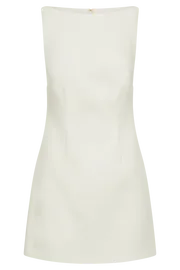 Meshki Mini Dresses Women Angela Suiting Mini Dress 8211 Ivory Ivory