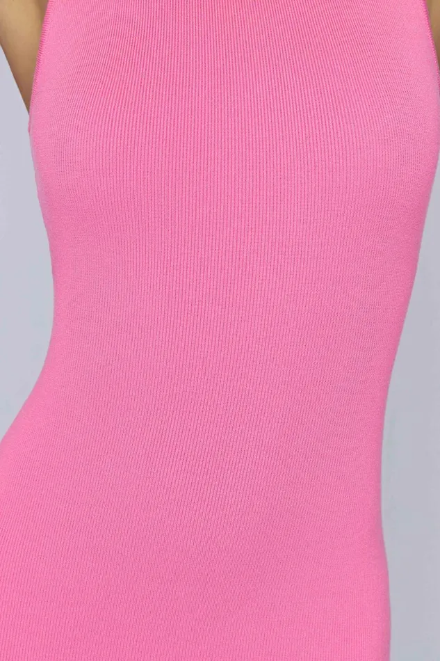Meshki Mini Dresses Women Delia Sleeveless Knit Mini Dress 8211 Bubblegum Pink Bubblegumpink Meshki Mini Dresses Women Delia Sleeveless Knit Mini Dress 8211 Bubblegum Pink Bubblegumpink