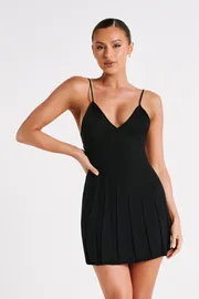 Meshki Mini Dresses Women Kendra Rib Knit Mini Dress 8211 Black Black