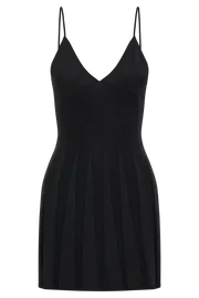 Meshki Mini Dresses Women Kendra Rib Knit Mini Dress 8211 Black Black