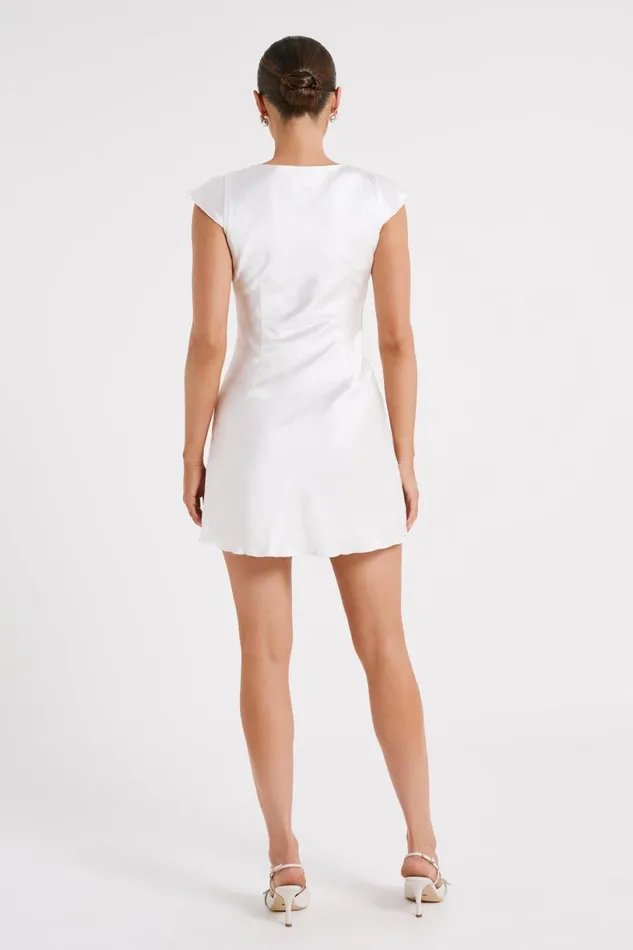 Meshki Mini Dresses Women Tessa Mini Dress 8211 Ivory Ivory