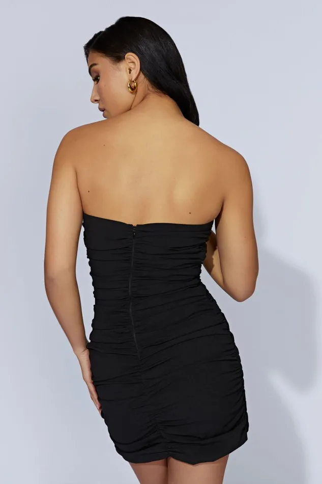 Meshki Mini Dresses Women Victorie VHardware Mini Dress 8211 Black Black Meshki Mini Dresses Women Victorie VHardware Mini Dress 8211 Black Black