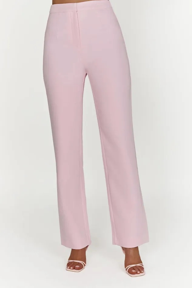 Meshki Pants Women Allanah Straight Leg Pant 8211 Blush Pink Blushpink