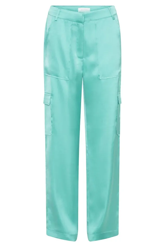 Meshki Pants Women Amaya Satin Cargo Pant 8211 Mint Mint Meshki Pants Women Amaya Satin Cargo Pant 8211 Mint Mint