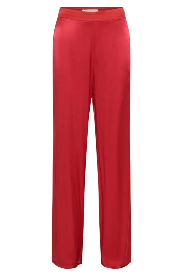 Meshki Pants Women Aspyn Satin Pants 8211 Red Red