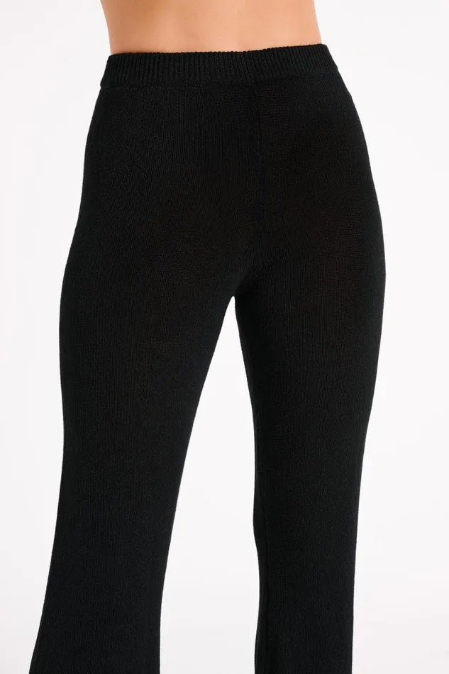 Meshki Pants Women Carlota Knit Pants 8211 Black Black