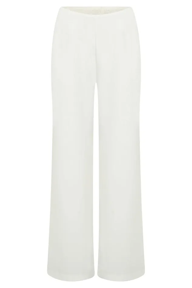 Meshki Pants Women Estee Split Lace Pants 8211 White White