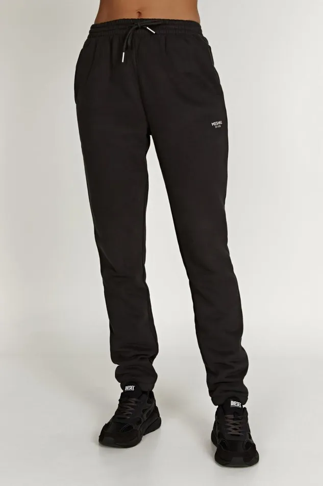 Meshki Pants Women Frankie Unisex Jogger 8211 Dusk Black Duskblack